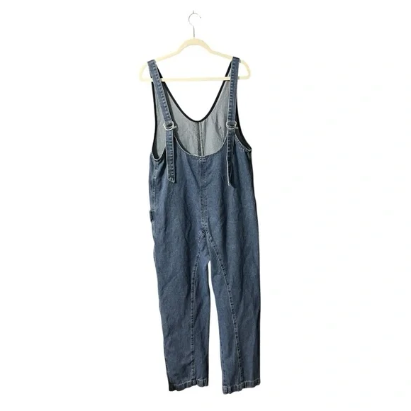 Happily Grey Slouchy Denim Jumpsuit - Picture 3 of 7